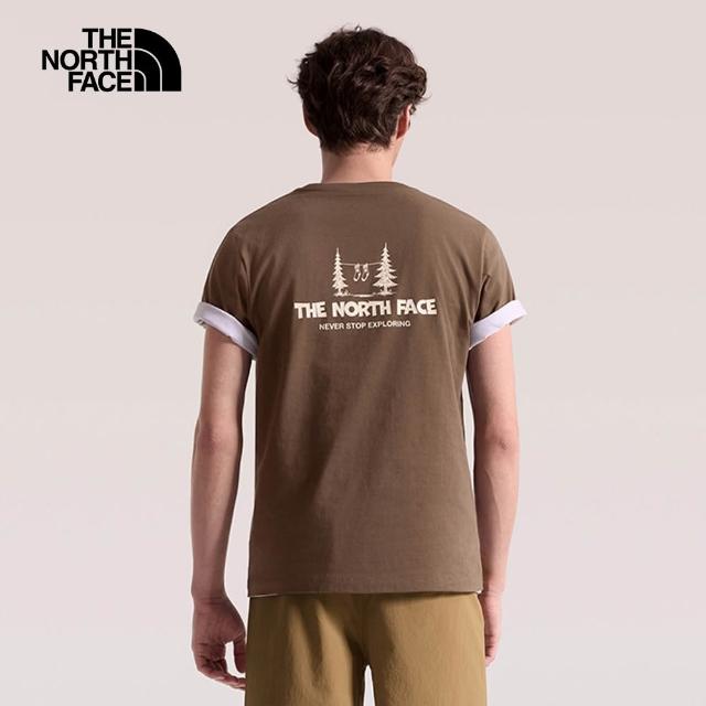 【The North Face】男女款純棉大Logo短袖T恤 (多色可選)