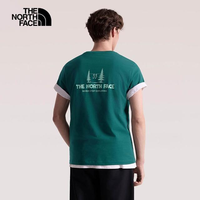 【The North Face】男女款純棉大Logo短袖T恤 (多色可選)