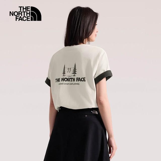 【The North Face】男女款純棉大Logo短袖T恤 (多色可選)