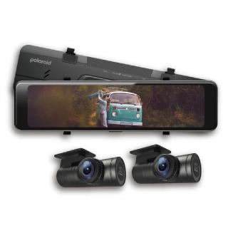 【Polaroid 寶麗來】DS1203WGS 雙外拉電子後視鏡行車紀錄器
