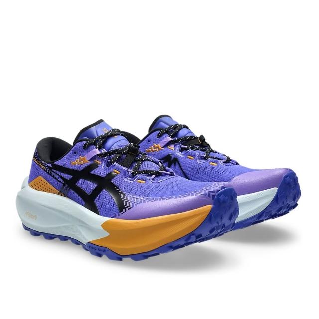 【asics 亞瑟士】TRABUCO MAX 5 男款 越野 慢跑鞋 1011C164-001-400 鈷藍與黑 黑灰 健行 郊山 健行步道適用