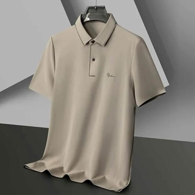 【巴黎精品】買一送一 多款快速出貨 POLO衫男短袖上衣內含真絲高彈力男裝(高爾夫球衫排汗a1ff52)