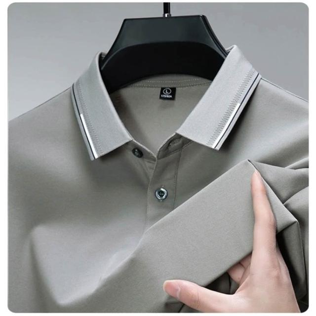 【巴黎精品】買一送一 多款快速出貨 POLO衫男短袖上衣內含真絲高彈力男裝(高爾夫球衫排汗a1ff52)