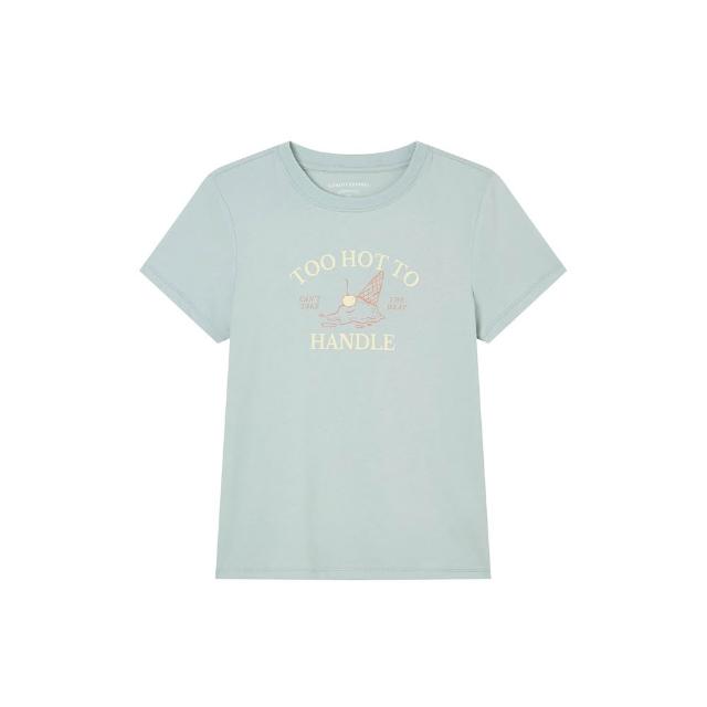 【GIORDANO 佐丹奴】女裝純棉印花短袖T恤(多色任選)