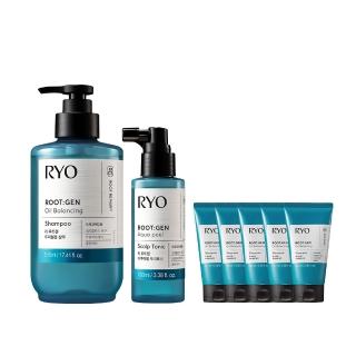 【RYO 呂】官方直營 ROOTGEN強韌蘊髮零油感平衡控油洗髮精515ml+零油感平衡控油頭皮水100ml