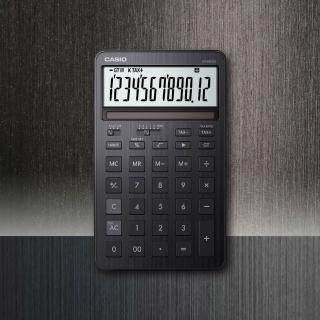 【CASIO 卡西歐】12位數 時尚計算機(JW-200DQ-BK)