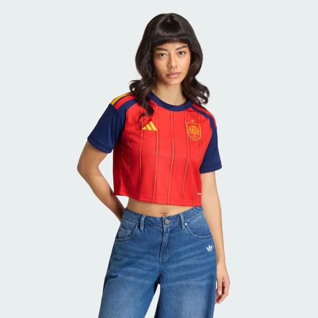 【adidas 愛迪達】世界盃足球 德國 阿根廷 主場/客場 複刻版短版球衣 吸濕排汗 女