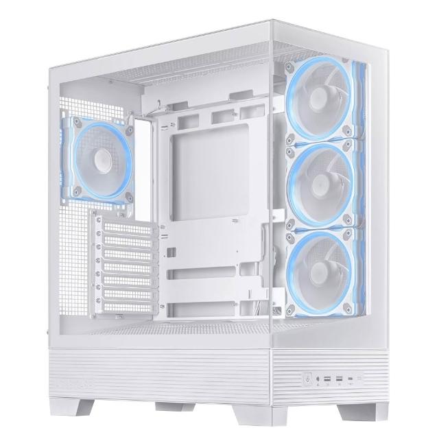 【華碩平台】R9十二核RX 9060 XT 16G{BHCM63K06}水冷電競電腦(R9 9900X3D/X870/32G D5/2TB/WIFI)