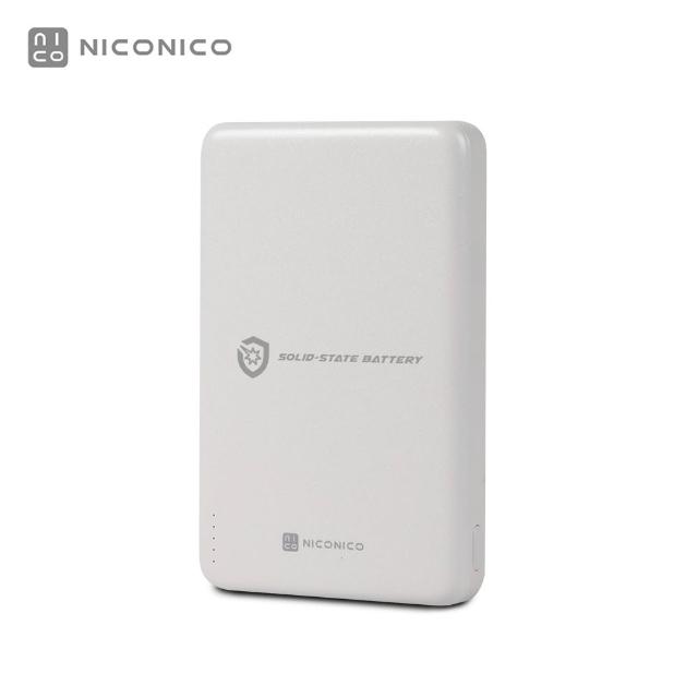 【NICONICO】Superthin固態防爆・磁吸行動電源(10000mAh)