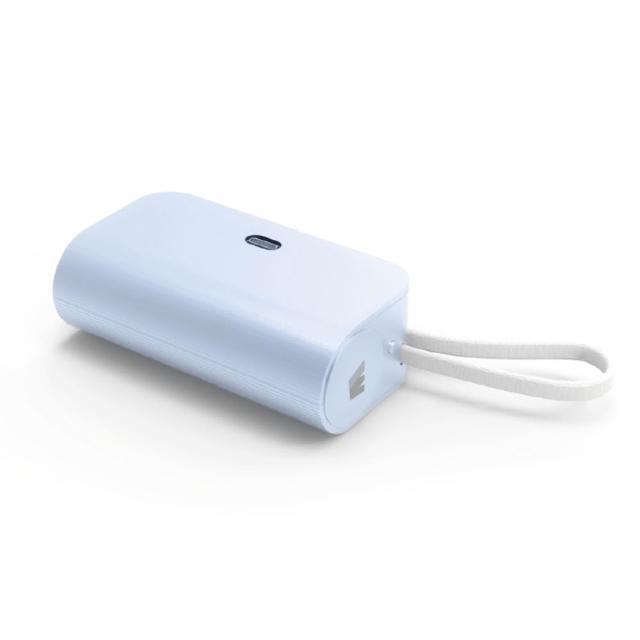Wephone 5000mAh 隱藏直插式/數顯20W快充行動電源(雙向自帶線/可充手錶)