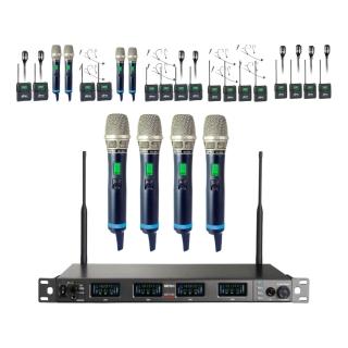 【MIPRO】ACT-747 類比寬頻四頻道無線麥克風UHF(ACT-700H/MU90A 配件六擇一)