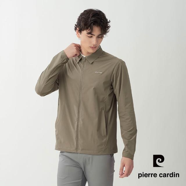【pierre cardin 皮爾卡登】網路獨家 男款 吸濕速乾翻領休閒夾克外套(多色任選)