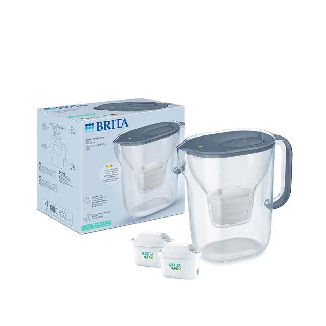【BRITA】官方直營 純淨濾水壺XL+MXPRO全效型1入(共1壺2芯)
