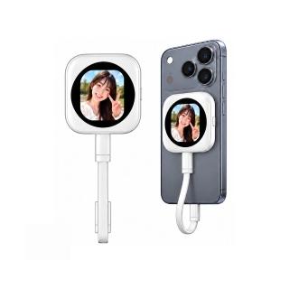【YOMIX 優迷】MagSafe 磁吸高清同步Mini自拍器 (藍牙遙控/免充電/即拍零延遲/Apple專用/自拍/即插即用)