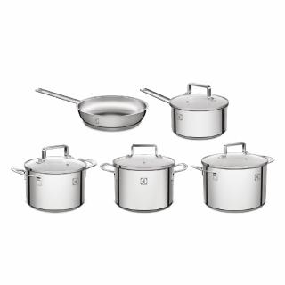 【Electrolux 伊萊克斯】不鏽鋼鍋具五件組(EACWSS5P)