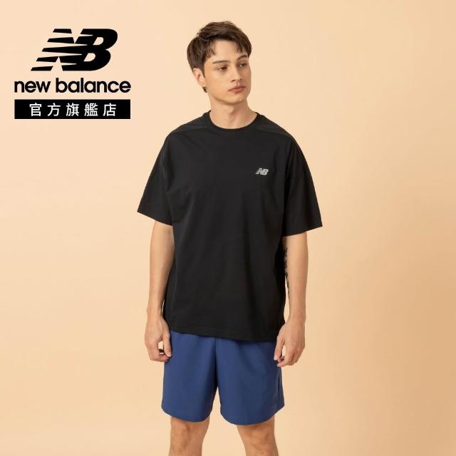 【NEW BALANCE】NB Logo短T_男性_黑/藍/米杏_MT61H9Y2AA3_MT61H9Y2BK_MT61H9Y2CIC(亞版 版型正常)