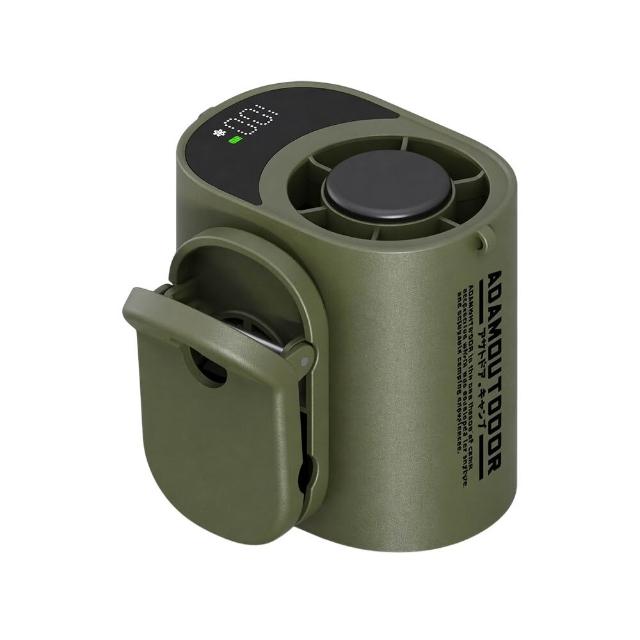 【ADAMOUTDOOR】戶外露營 任意夾冰能扇 夾式風扇 隨身風扇 任意夾固定 渦輪強風 冰鎮面板 逐露天下
