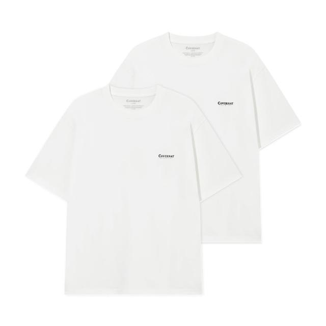【COVERNAT】男女款-經典Logo短袖T恤兩件組 (短袖上衣 / 多色 )