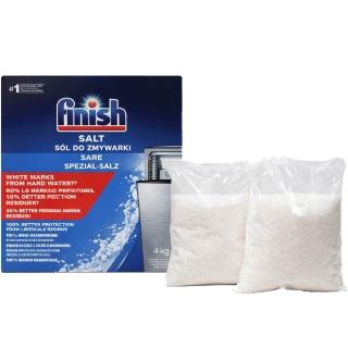 FINISH 洗碗機專用軟化鹽 4公斤 (平輸/硬水區必備/軟化水質/預防水垢/保養機體)