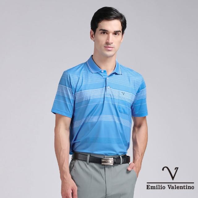 【Emilio Valentino 范倫鐵諾】男裝 男上衣 男短袖/涼爽/吸濕排汗/口袋/男士/POLO衫/透氣POLO衫/翻領(多款)