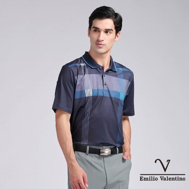 【Emilio Valentino 范倫鐵諾】男裝 男上衣 男短袖/涼爽/吸濕排汗/口袋/男士/POLO衫/透氣POLO衫/翻領(多款)