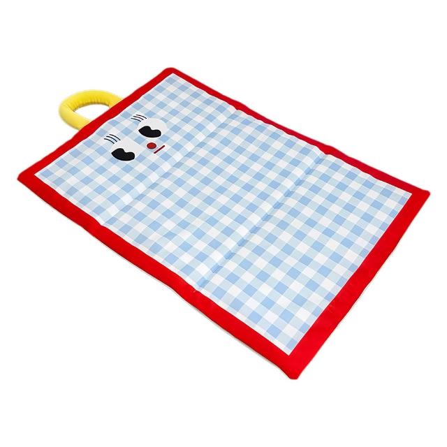 【Sumfun】夏季寵物涼感睡墊 82*62cm(寵物冰涼墊/ 雙面防水/耐磨耐抓/三折疊貓咪涼席/貓窩狗窩通用)
