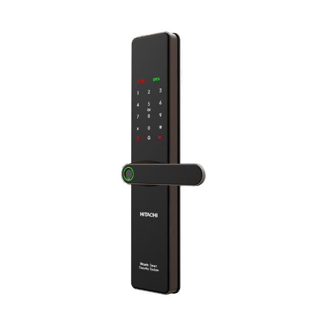 【HITACHI 日立】誠系列 全自動推拉式電子鎖/智能門鎖 (指紋/wifi/卡片/密碼/鑰匙/含基本安裝)HIT-FP30-T