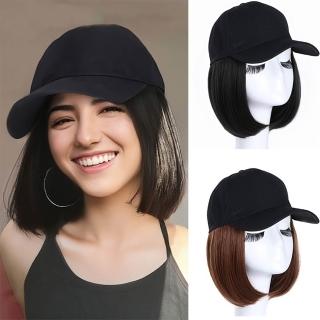 【巴黎精品】現貨限搶 女假髮帽子短假髮透氣假髮片輕量隱形增髮量假髮接髮(鴨舌帽波波頭3款a1hr43)4/21