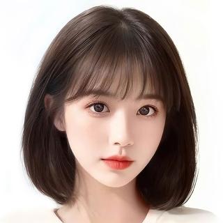 【MoonDy】假髮 短髮假髮 全頭套假髮 真人髮絲假髮 髮飾 女生假髮 假髮套 波波頭假髮套 真髮假髮
