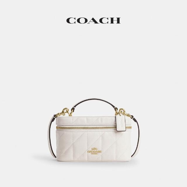 【COACH】蔻馳官方直營 RAINER 18 絎縫細節斜背手袋 斜背包 手提包-多色任選(CEO22/CEO25)