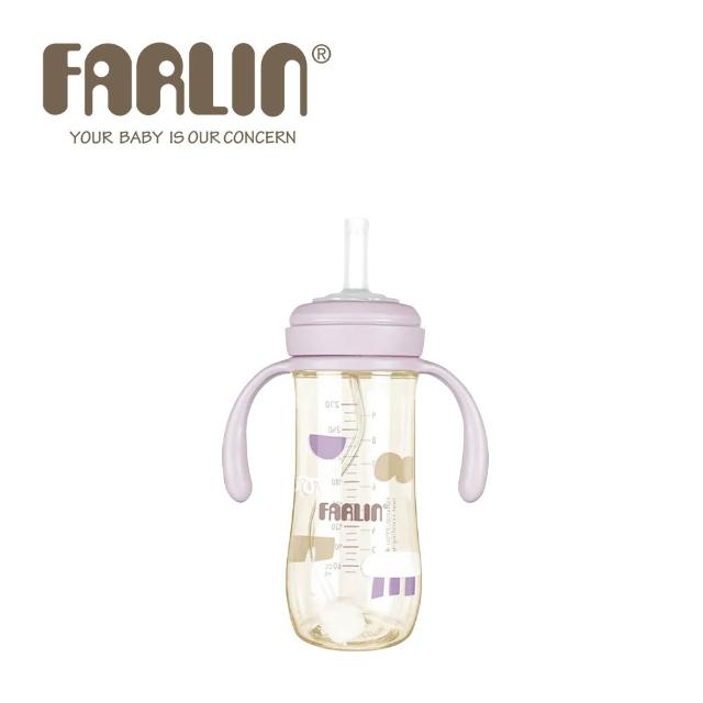 【Farlin】Grow With Colors 寬口PPSU吸嘴重力吸管練習杯270ml(防逆流設計 6M+) - 多款可選