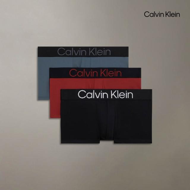 【CALVIN KLEIN】官方旗艦館 透氣男內褲三件組 四角褲 平口褲 田柾國Jung Kook同款 精緻超細纖維