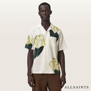 【ALLSAINTS】NOUVELLE 亞麻印花夏威夷襯衫 M105SE(舒適版型)