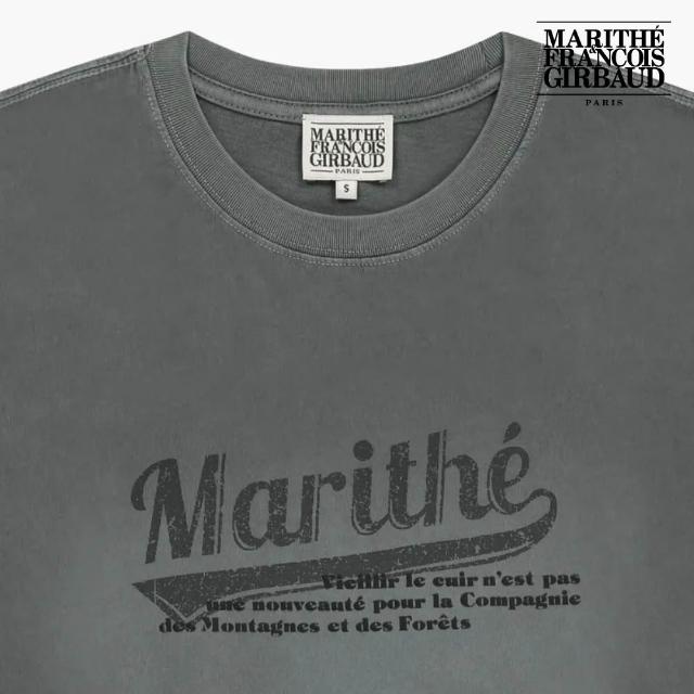 【MARITHE FRANCOIS GIRBAUD】官方旗艦 水洗做舊復古LOGO寬版上衣(多款任選)