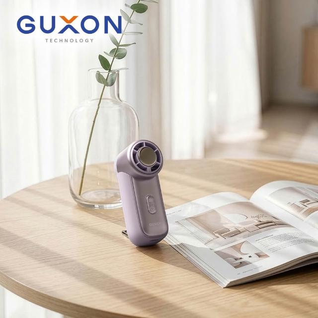 【GUXON】迷你冰敷手持高速風扇 (100段速+登山扣設計)(GXFMINI02)