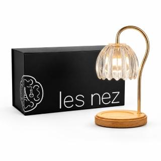 【Les nez 香鼻子】暮光琥珀香氛融蠟燈(可調光定時 融燭燈 香氛蠟燭燈 無火無煙 送禮)