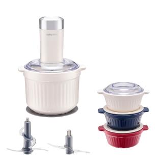 【morphy richards】《小鮮備》Prep & Store 保鮮備料陶瓷碗食物調理機 MFP1004W(寶寶副食品一機搞定)