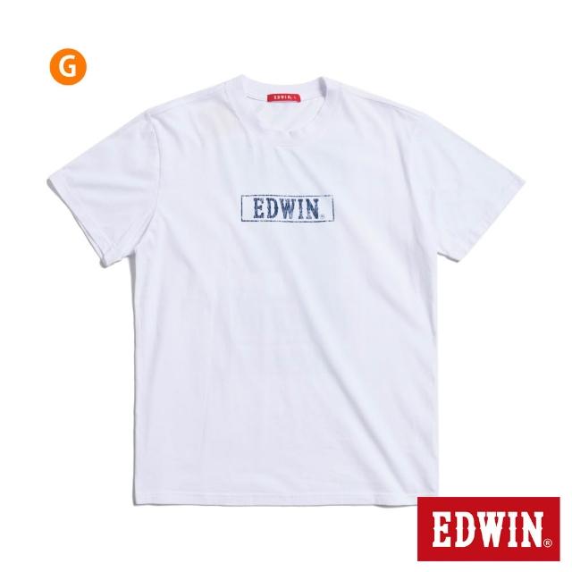 【EDWIN】男裝 精選基本LOGO短袖T恤 (共8款)