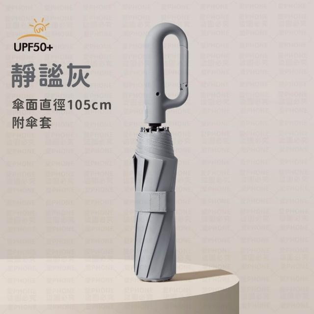 【愛Phone】雨傘 環扣自動傘 勾勾傘 自動傘 12骨自動傘 大雨傘 扣環傘 UV傘 遮陽傘 陽傘 黑膠傘 晴雨傘