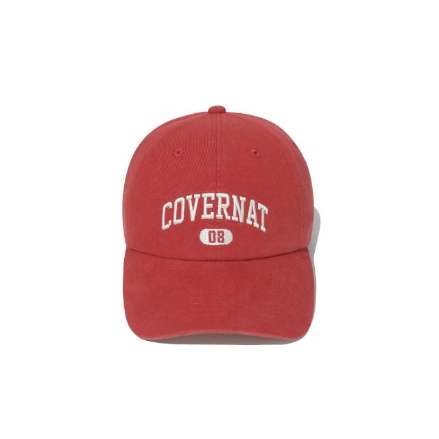 【COVERNAT】官方旗艦館 [舒適版型]拱形Logo棒球帽(ACC帽子 SOOBIN同款 米白/藍/海軍藍/紅/豹紋色)