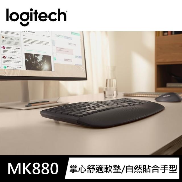 【Logitech 羅技】MK880 多工舒適無線鍵盤滑鼠組(不附Bolt接收器)