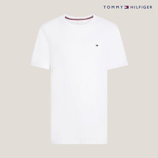 【TOMMY HILFIGER】官方旗艦館 男女短t 夏季T恤 圓領 V領