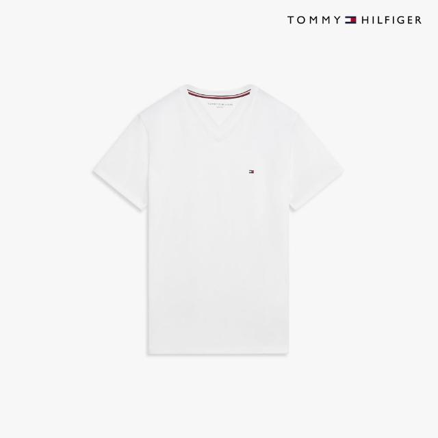 【TOMMY HILFIGER】官方旗艦館 男女短t 夏季T恤 圓領 V領
