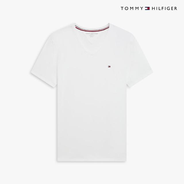 【TOMMY HILFIGER】官方旗艦館 男女短t 夏季T恤 圓領 V領