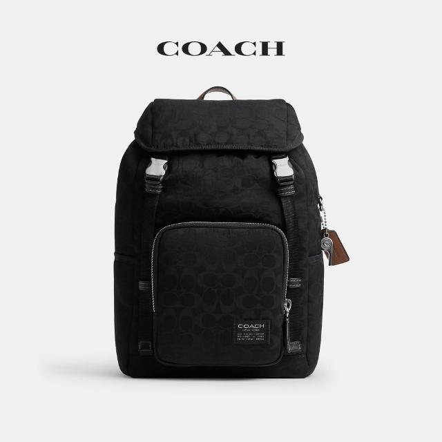 【COACH】蔻馳官方直營 LOGAN 經典標誌錦綸雙肩包-2色任選(CDU99)