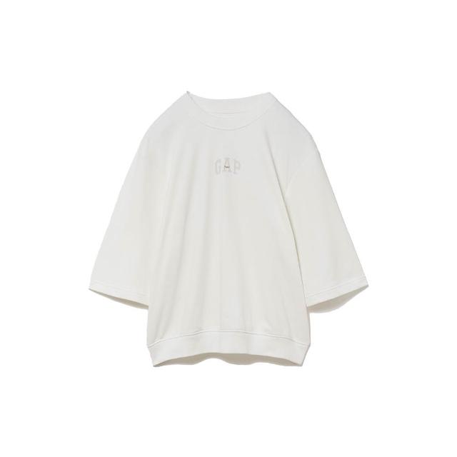 【GAP】男裝 寬版Gap LOGO法式毛圈布七分袖T恤-多色可選(894498)