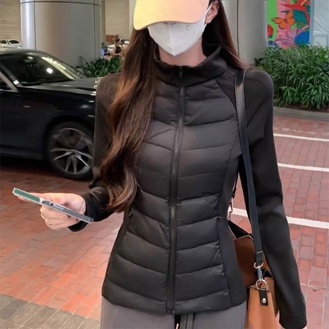 【巴黎精品】現貨+預購 真90%輕羽絨外套白鴨絨運動外套顯瘦保暖輕便羽絨衣(休閒簡約戶外女外套3款b1a58 B)