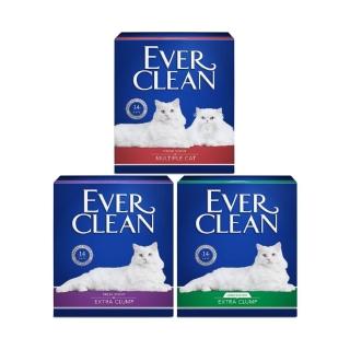 【EverClean 藍鑽】強效凝結貓砂 8.5kg（紅標｜紫標｜綠標）(貓砂)