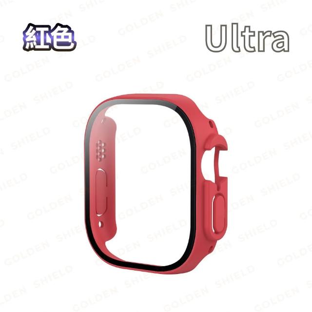 【GOLDEN SHIELD】蘋果手錶一體式保護殼 蘋果手錶殼 錶殼適用Apple Watch 11 10 9 8 7 SE Ultra S11 S10