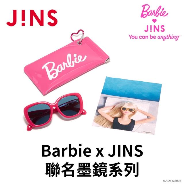 【JINS】Barbie x JINS聯名墨鏡系列(LRF-26S-153)-多色任選 太陽眼鏡